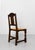 Brown Vintage Spanish Oak Dining Chairs with Rush Seats, 1950, Set of 6 For Sale - Image 8 of 15