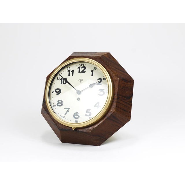 Vienna Modernism Wall Clock by Adolf Loos for Junghans, Germany, 1920s For Sale - Image 6 of 18