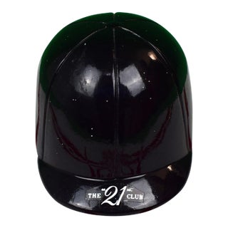 Mid 20th Century The "21" Club Black Polo Helmet Bottle Opener For Sale