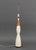 Mid-Century Modern Alabaster and Wood Table Lamp For Sale In New York - Image 6 of 6