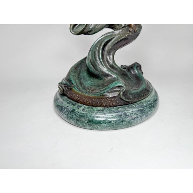 Early 20th Century Art Nouveau Bronze Nymphs Sculpture Styled After Auguste Moreau For Sale In New York - Image 6 of 7