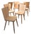 Swedish Pine Modell 510 Dining Chairs by Göran Malmvall for Svensk Fur, Sweden, 1950s, Set of 7 For Sale