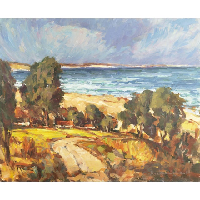'The Elsinore Coast, Denmark' by Frederick Korburg, 1969 For Sale - Image 10 of 10