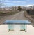 Contemporary 1970s Glass Dining Table With Double Pedestal Glass and Brass Base From Pace For Sale - Image 3 of 11