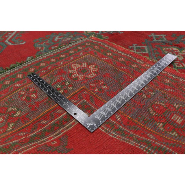 Antique Turkish Oushak Rug - 11'07 X 13'07 For Sale - Image 4 of 9