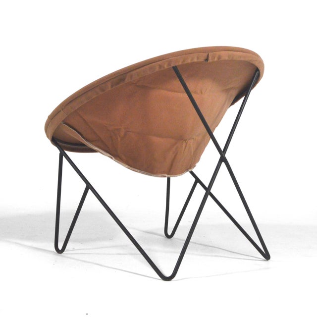 Rare Early Hedstrom Iron Circle Chair For Sale In Chicago - Image 6 of 9