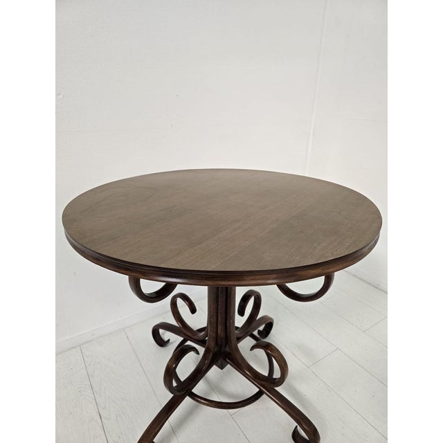 Bentwood Bistro Dining Table from Thonet, 1960s For Sale - Image 6 of 12
