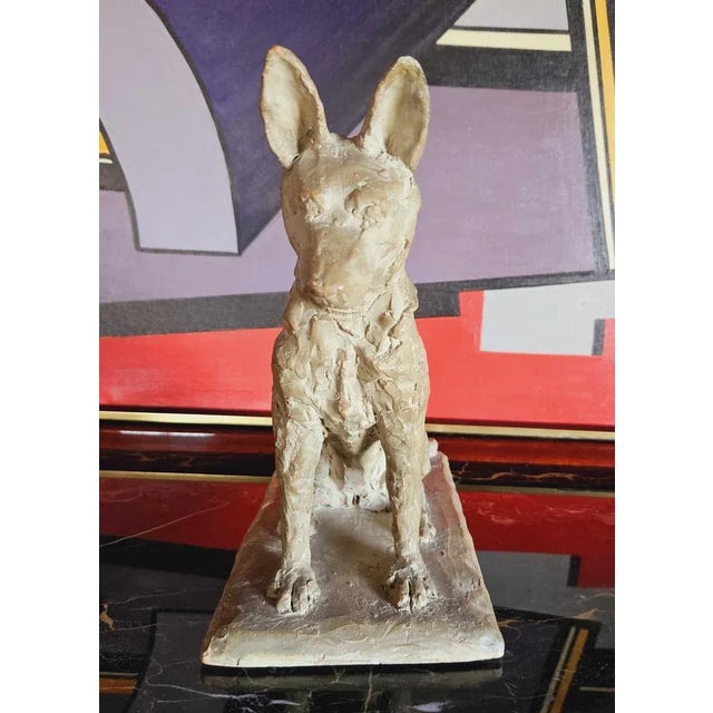 Art Deco Terracotta Dog by A. Thorand, 1935 For Sale - Image 11 of 12