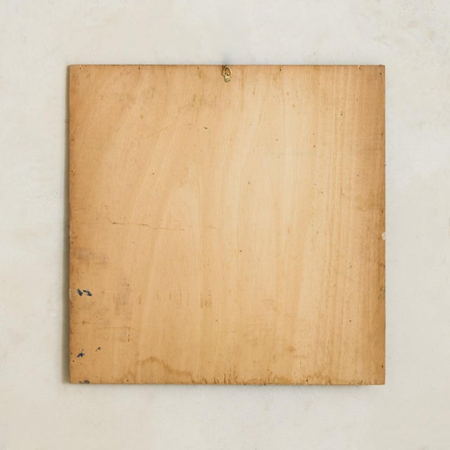 Alessandro Bonato, Abstract Acrylic on Wood Painting, 1970s For Sale - Image 11 of 11