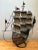 Rustic Vintage Monumental Iron Nautical Ship Lamp For Sale - Image 3 of 12