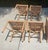 Wood Authentic McGuire Antalya Laced Rawhide Dining Chairs, a Set of 4 For Sale - Image 7 of 12