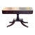 19th Century Regency Mahogany Library Table With Leather Top For Sale