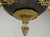 Gold Federal Style, Chandelier, Bronze, Ebony, Europe, 1960s For Sale - Image 8 of 12