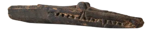 Antique Carved Crocodile Canoe Prow Figure