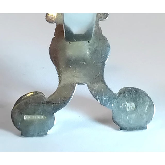 Metal 1950s Christofle 12 Louis XIV Style Shell Model Knife Holder For Sale - Image 7 of 7