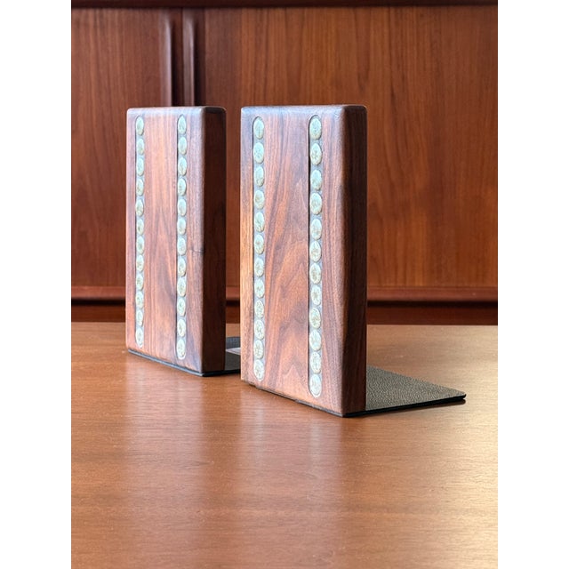 Mid-Century Modern Vintage Pair of Mid Century Bookends Designed by Gordon & Jane Martz for Marshall Studios For Sale - Image 3 of 8