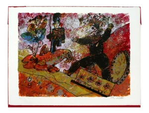 Mid Century Modern Theo Tobiasse Steadfast Soldier Litho 224/350 h.c Anderson