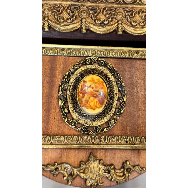 Early 20th Century French Louis XV Style Marble Top Kidney Side Table For Sale - Image 12 of 12