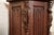 Brown Antique French Gothic Revival Oak Bar Cabinet With Carved Figures, Circa 1890s For Sale - Image 8 of 14