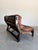 Brown 1970s Gerard Van Den Berg for Montis Attrb Dutch Brutalist Leather Sofa For Sale - Image 8 of 12