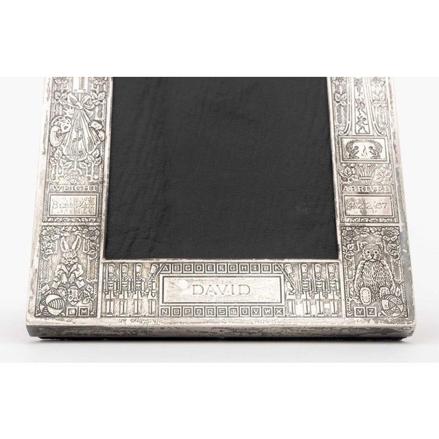 Cartier Cartier Sterling Baby Announcement Picture Frame For Sale - Image 4 of 7