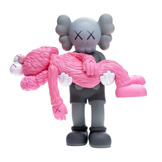 KAWS, Gone, Grey Version, Collectible Pop Art, 2019 For Sale