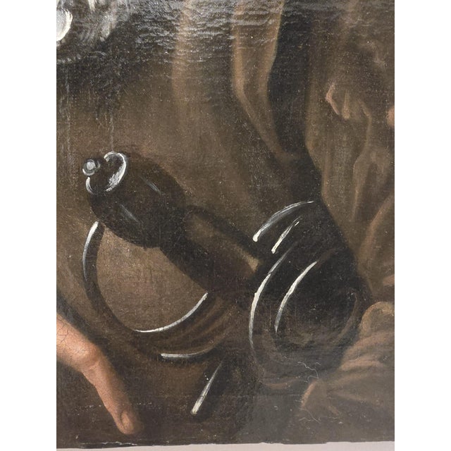 Circle of Simon Vouet, Portrait of a Young Man, 17th Century, Oil Painting on Canvas For Sale - Image 6 of 13