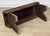 Brown Antique Primitive Farmhouse Wood Footstool Ottoman For Sale - Image 8 of 8