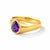 ✨ Amethyst Signet Ring – Purple Gemstone Gold Statement Ring ✨ This bold amethyst signet ring showcases a rich purple...