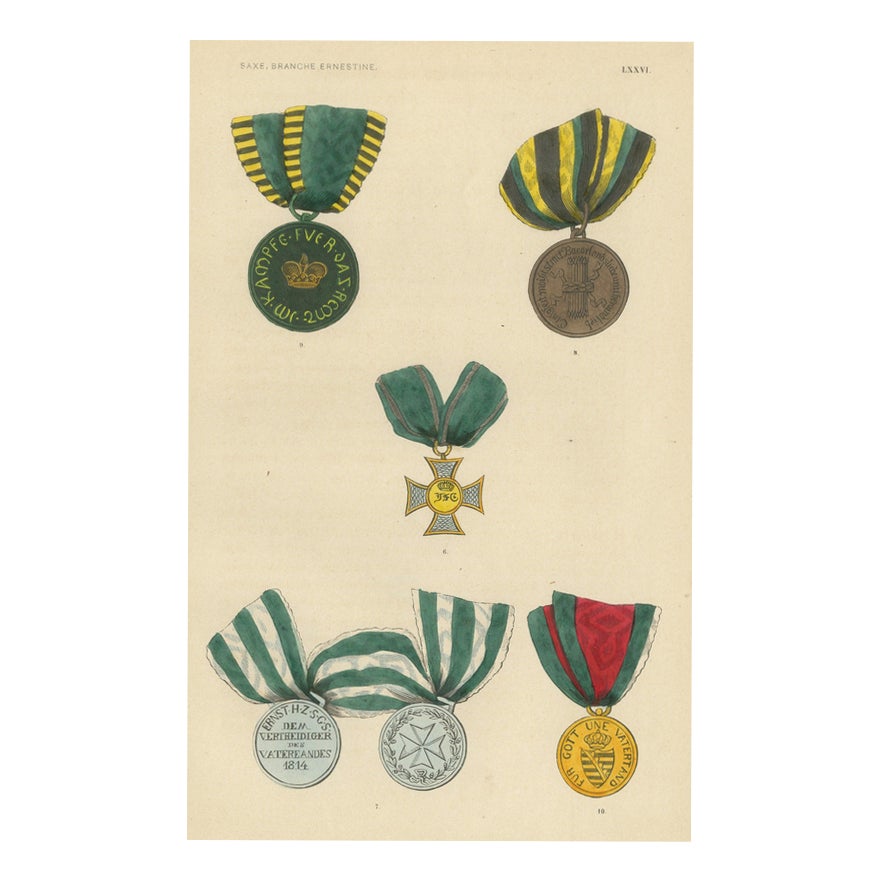 Defender of the Fatherland Medals, 1844, Paper | Chairish