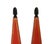 Pair 67" Painted Wood Hollywood Regency Obelisks With Gilt Detailing, C. 1960s For Sale - Image 4 of 6