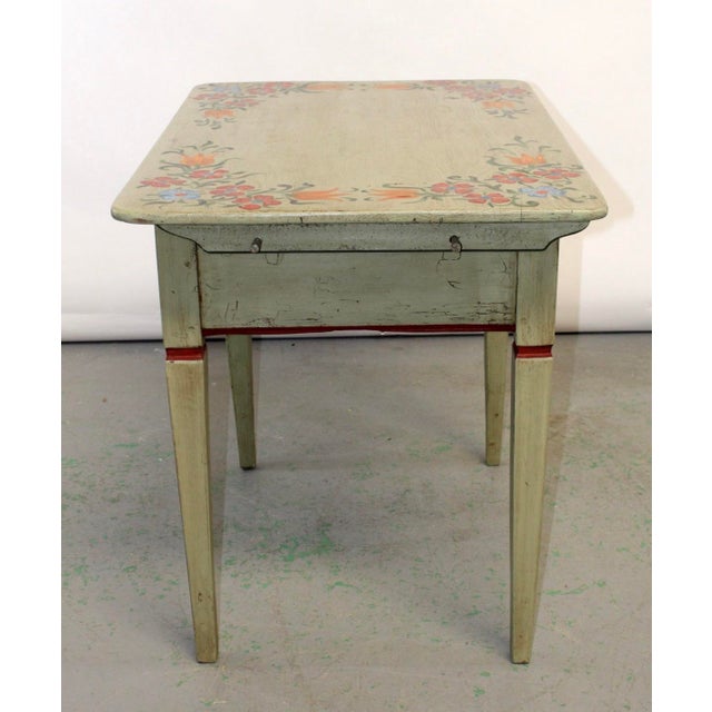 Early 20th C French Hand-Painted Desk For Sale In Washington DC - Image 6 of 6