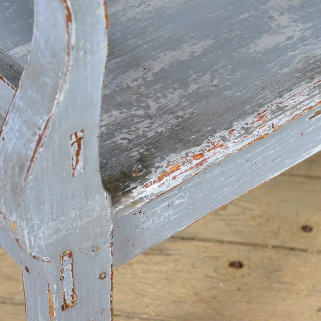 Wood Antique Hungarian Pine Bench, 1900 For Sale - Image 7 of 14