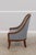 1980s Pair of Baker Walnut Spoon Back Lounge Chairs For Sale - Image 5 of 14