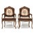 French Early 20th Century Set of Four (4) Louis XV Style Carved Chairs For Sale - Image 3 of 9