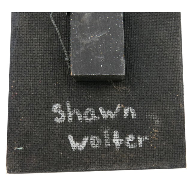 2000 - 2009 Abstract Expressionist Original Oil on Board by Emerging Artist Shawn Wolter For Sale - Image 5 of 5