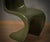 Mid-Century Modern Mid-Century Modern Olive Green Chair in Resin from Verner Panton, 1960s For Sale - Image 3 of 9