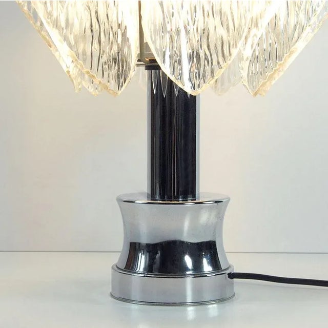 Metal Space Age Table Lamp, 1970s For Sale - Image 7 of 9