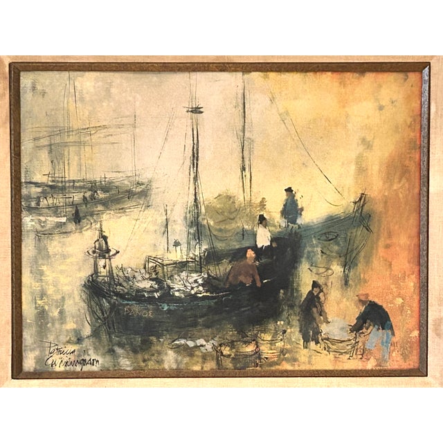 Traditional Vintage Patricia Cunningham Painting For Sale - Image 3 of 7