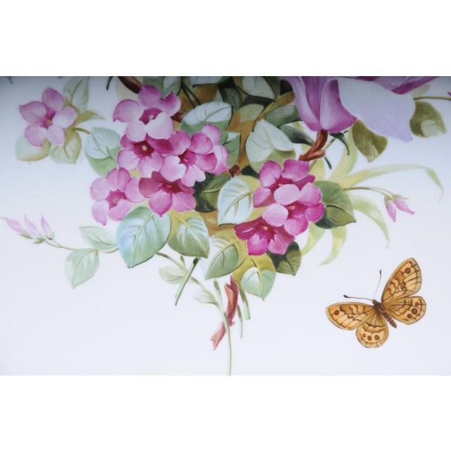 20th Century Floral Bouquet Plaque from KPM Berlin For Sale - Image 6 of 17