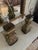 Vintage Brass Urn Table Lamps With Elaborate Asian-Inspired Relief - Pair For Sale In Phoenix - Image 6 of 11