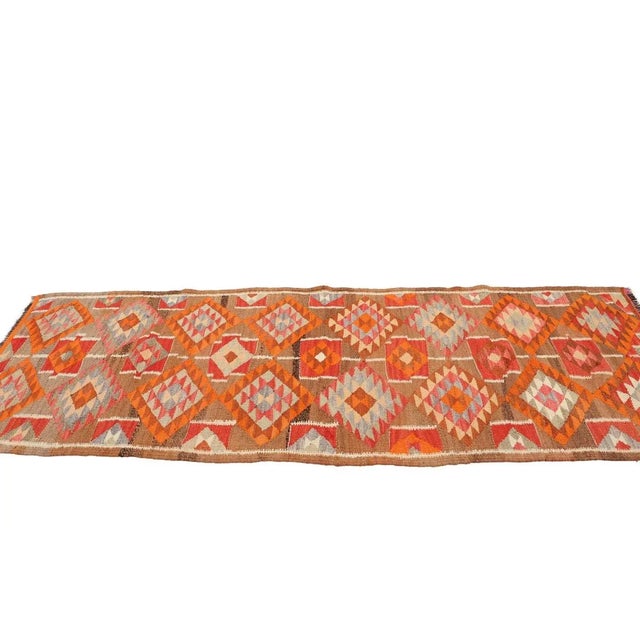 Mid 20th Century Vintage Kilim Runner For Sale - Image 4 of 7