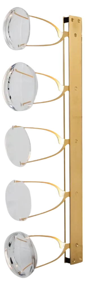5-Lens Wall Lamp by Object Density