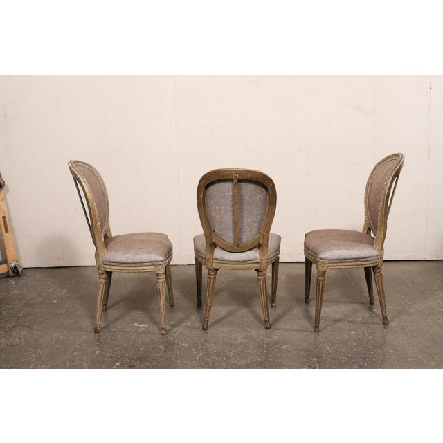 Wood Set of 6 French Dining Side Chairs, 19th C. For Sale - Image 7 of 13