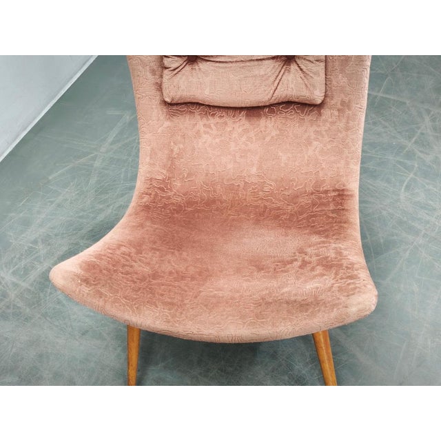 Brown Shell Lounge Chairs by Miroslav Navrátil, Former Czechoslovakia, 1960s, Set of 2 For Sale - Image 8 of 16