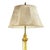 A striking sculptural floor lamp featuring a highly distinctive figurative design. The central element is a stylized hand...