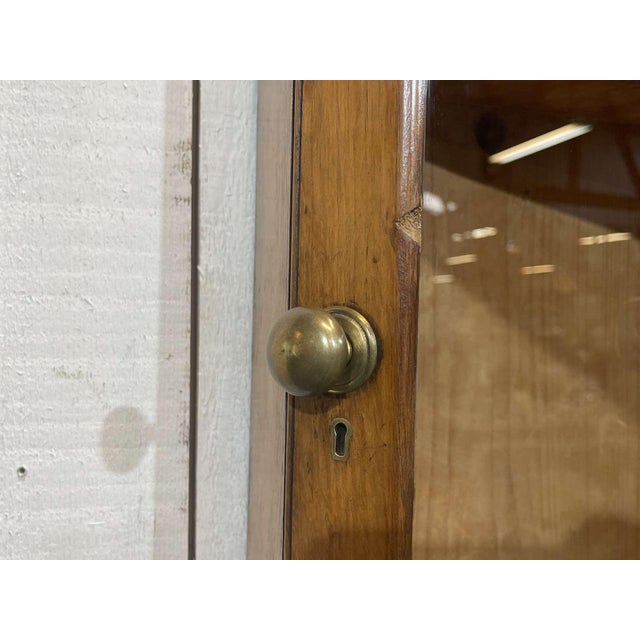19th Century English Corner Cabinet in Oak, Mahogany, and Fir For Sale - Image 11 of 13