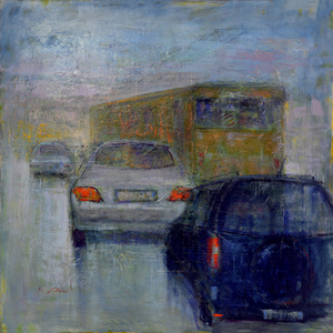 Renato Criscuolo, Neapolis, Urban Landscape, Oil on Canvas, 2008