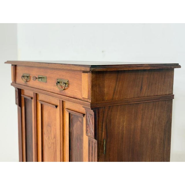 Antique Gründerzeit Cabinet in Wood, 1900 For Sale - Image 10 of 16