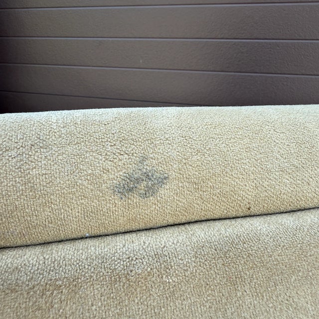 1970s Modern Chrome Cantilevered Chair With Channeled Upholstery by Design Institute America For Sale - Image 10 of 17